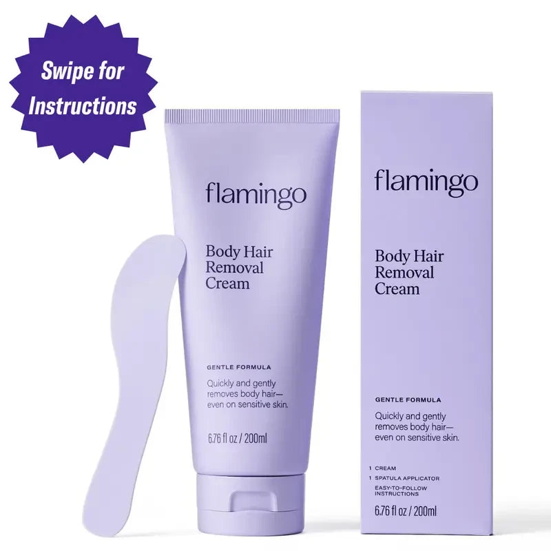 Flamingo Sensitive Skin Body Hair Removal Cream